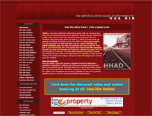 Tablet Screenshot of huahinafterdark.com